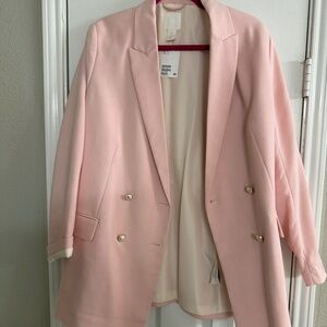 H&M pink blazer